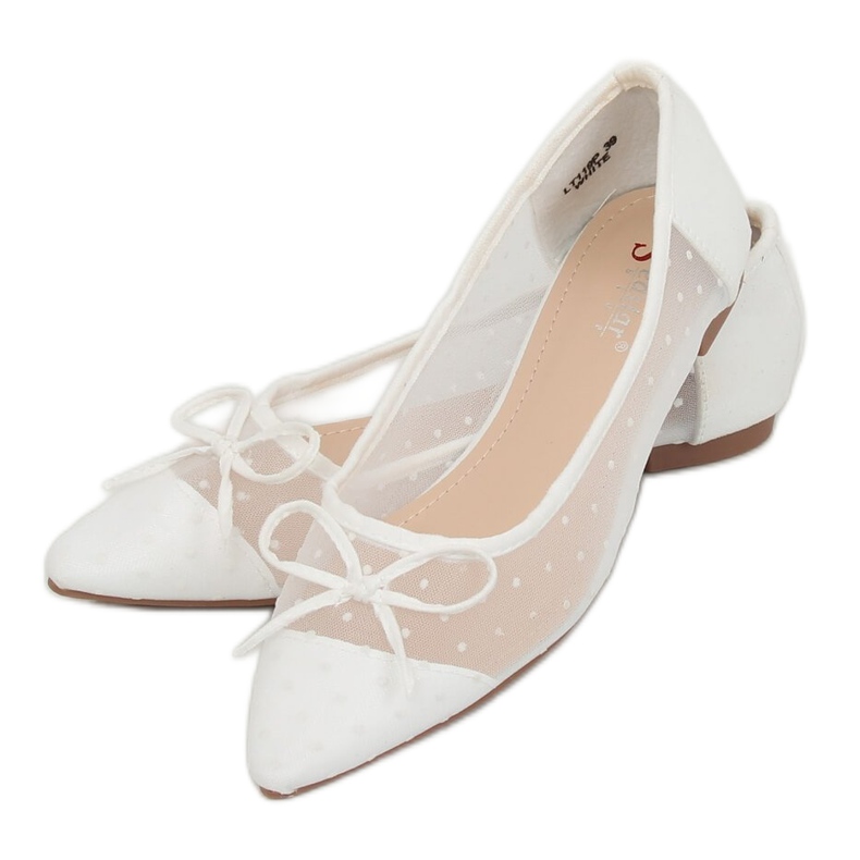 Ballerines femme blanches LT119P Blanc 2