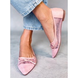 Ballerines femme roses LT119P Rose 1 Ballerines femme roses LT119P Rose 1