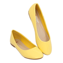 Ballerines laquées jaunes T176 Jaune 2