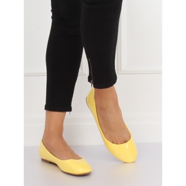 Ballerines laquées jaunes T176 Jaune 1