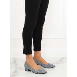 Black Check Black Escarpins CC207P Noir le noir gris multicolore 3