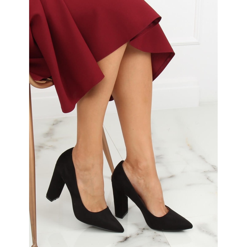 Escarpins sur le poteau noir 4008 Noir le noir 2