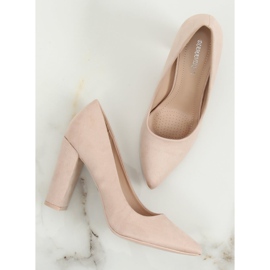 Escarpins sur le poteau beige 4008 Beige 1