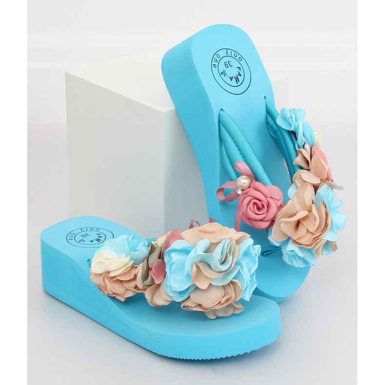 Bleu FM5050 Semelles en mousse bleues multicolore 1