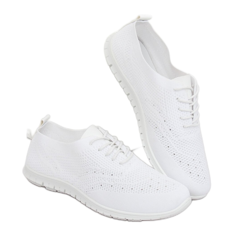 Blanc BO-2 Chaussures de sport blanches 1