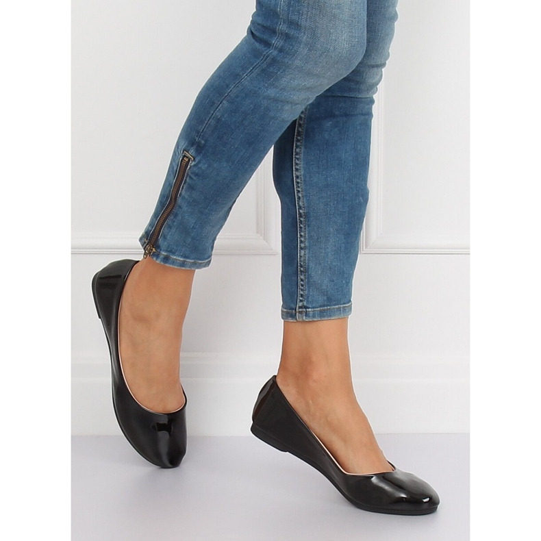 Ballerines femme noires JX76P Noir le noir 2