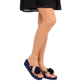 CK93P Semelles en mousse bleu marine multicolore 2