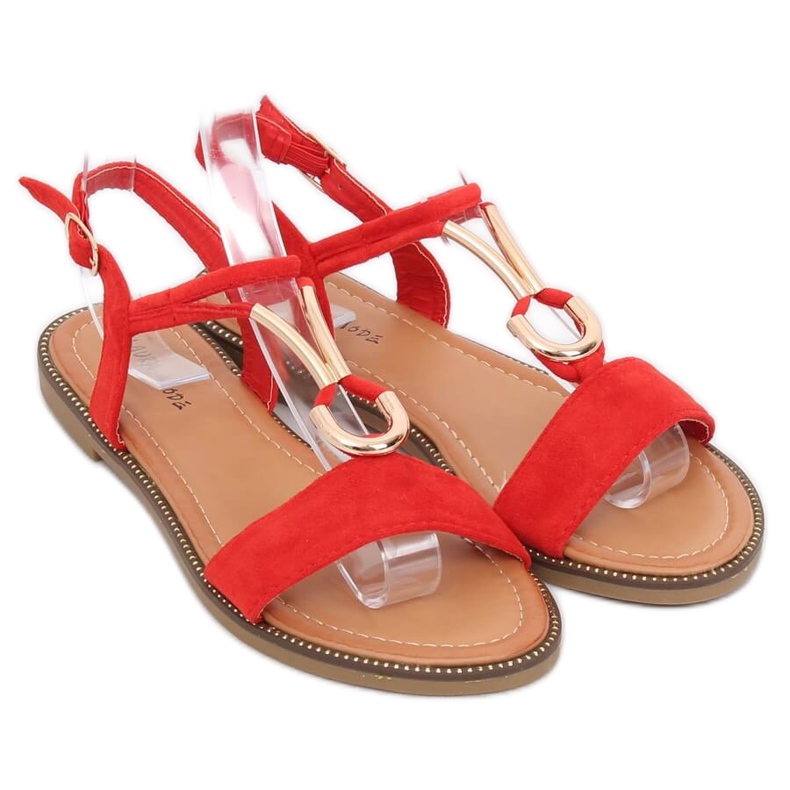 Sandales pour femmes rouges WL024 Rouge 2