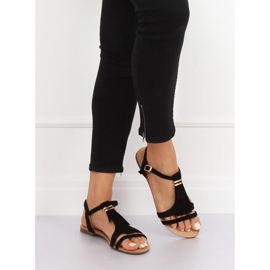 Sandales pour femmes noires 1-51 Noir le noir 1