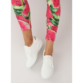 Chaussures de sport blanches 7762-Y Blanc 2