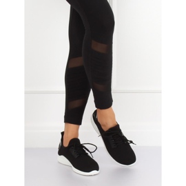 Chaussures de sport noires 7762-Y Noir 2