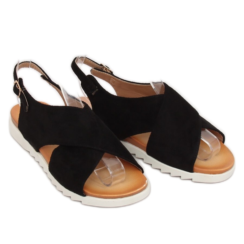 Sandales femme noires 9003 Noir le noir 1