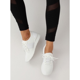 Blanc 7771-Y Chaussures de sport blanches 1 Blanc 7771-Y Chaussures de sport blanches 1