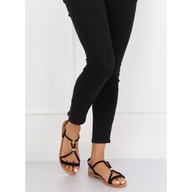 Sandales femme noires L520 Noir 1