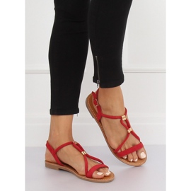 Sandales femme rouges L520 Rouge 1