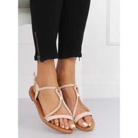 Sandales beiges femme L520 Beige 1