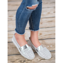Filippo Chaussures à enfiler à paillettes gris 2
