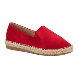 Primavera Espadrilles en daim rouge 2