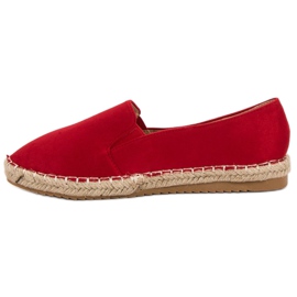 Primavera Espadrilles en daim rouge 3