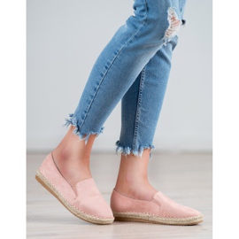 Primavera Espadrilles en daim rose 5