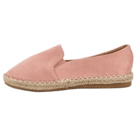 Primavera Espadrilles en daim rose 3