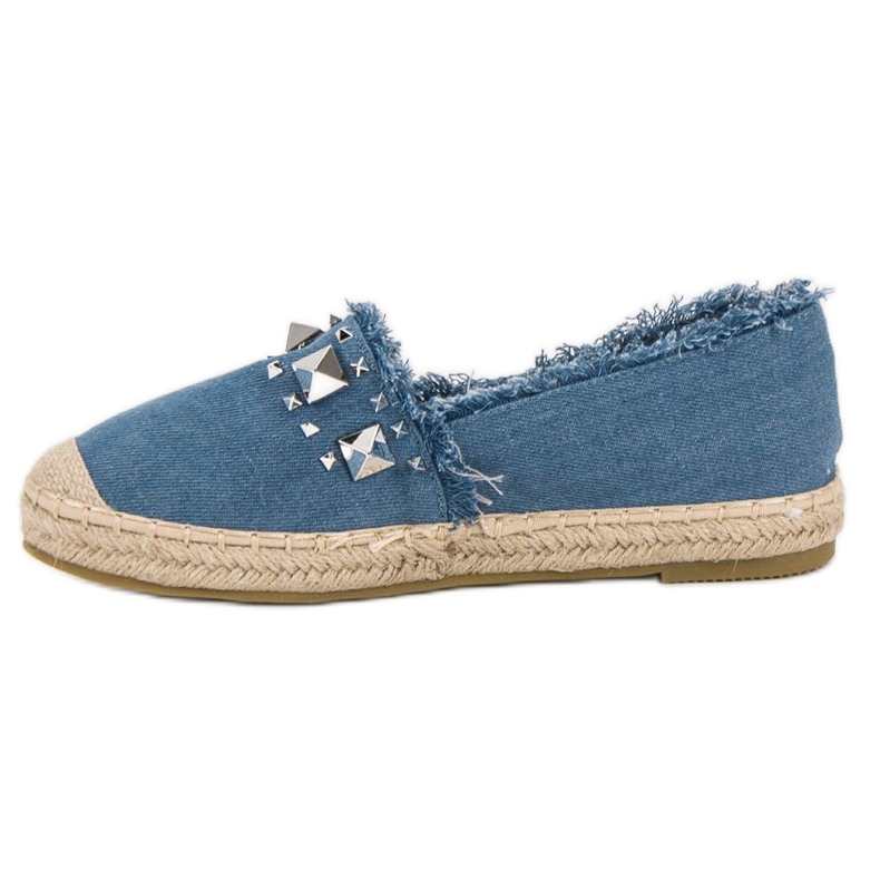 Bestelle Espadrilles À Clous bleu 1