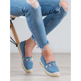 Bestelle Espadrilles À Clous bleu 4