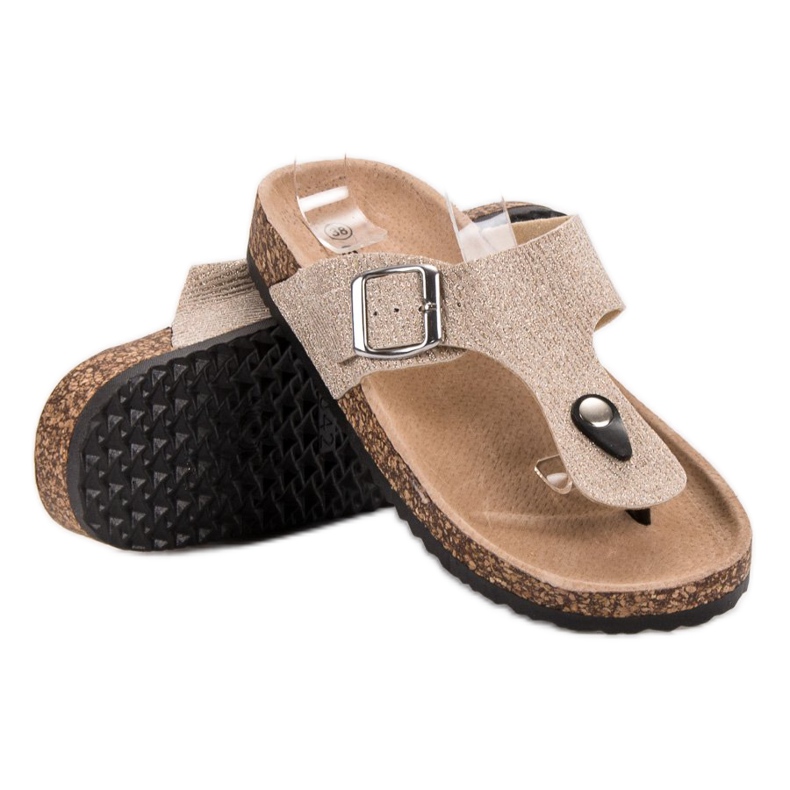 Evento Des tongs à la mode brun 1