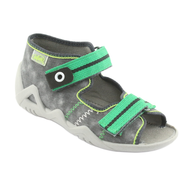 Chaussures enfant Befado 250P066 gris vert 2