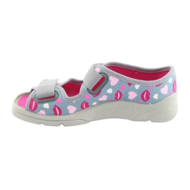 Chaussures pour enfants Befado 969Y133 gris rose 3