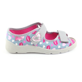 Chaussures pour enfants Befado 969Y133 gris rose 1