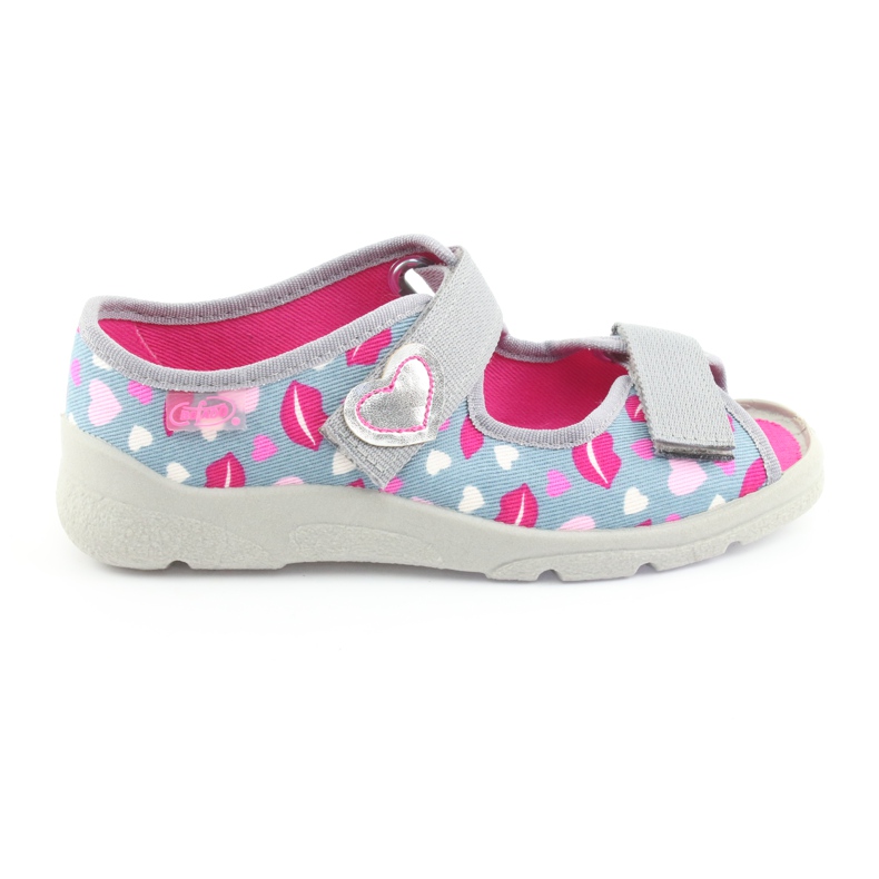 Chaussures enfant Befado 969X133 rose gris 1
