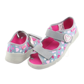 Chaussures pour enfants Befado 969Y133 rose gris 4