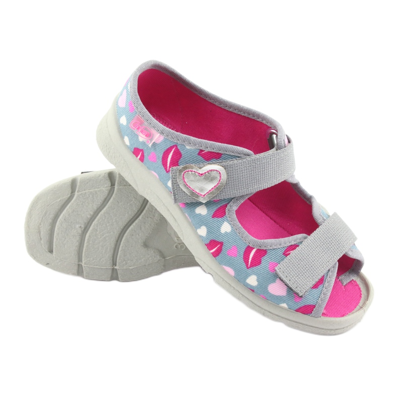 Chaussures pour enfants Befado 969Y133 rose gris 5