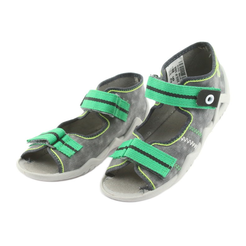 Chaussures enfant Befado 250P066 gris vert 3 Chaussures enfant Befado 250P066 gris vert 3