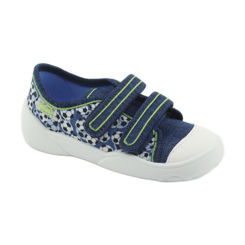 Chaussures enfant Befado 907P103 blanc bleu bleu marine 2