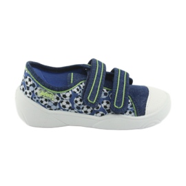 Chaussures enfant Befado 907P103 blanc bleu bleu marine 1