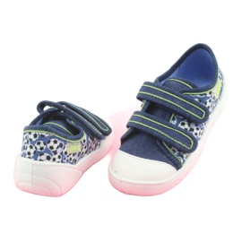 Chaussures enfant Befado 907P103 bleu marine bleu vert 4