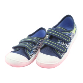 Chaussures enfant Befado 907P103 bleu marine bleu vert 3