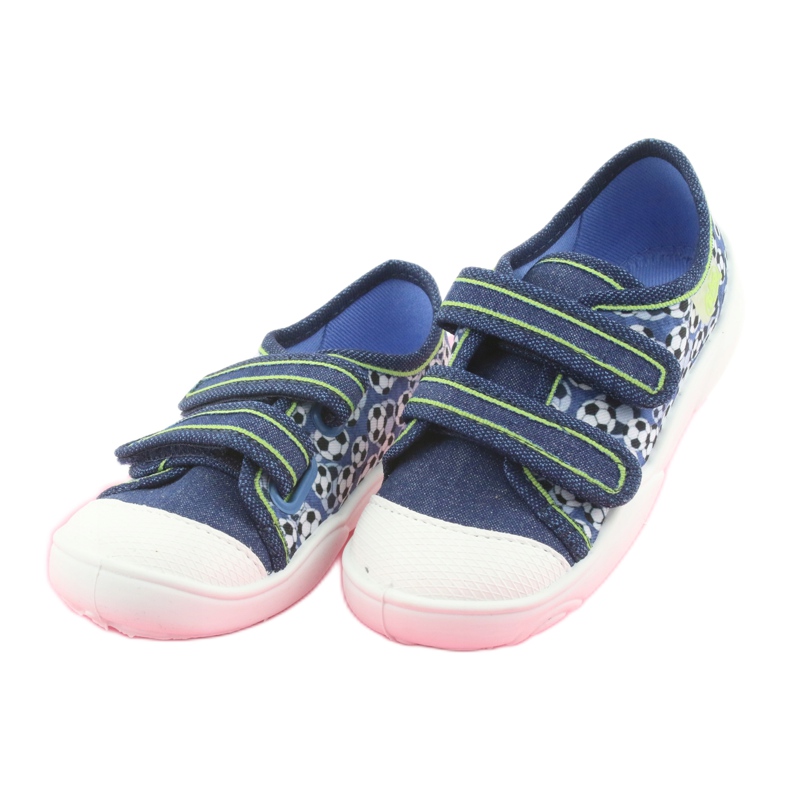 Chaussures enfant Befado 907P103 bleu marin bleu vert 3 Chaussures enfant Befado 907P103 bleu marin bleu vert 3