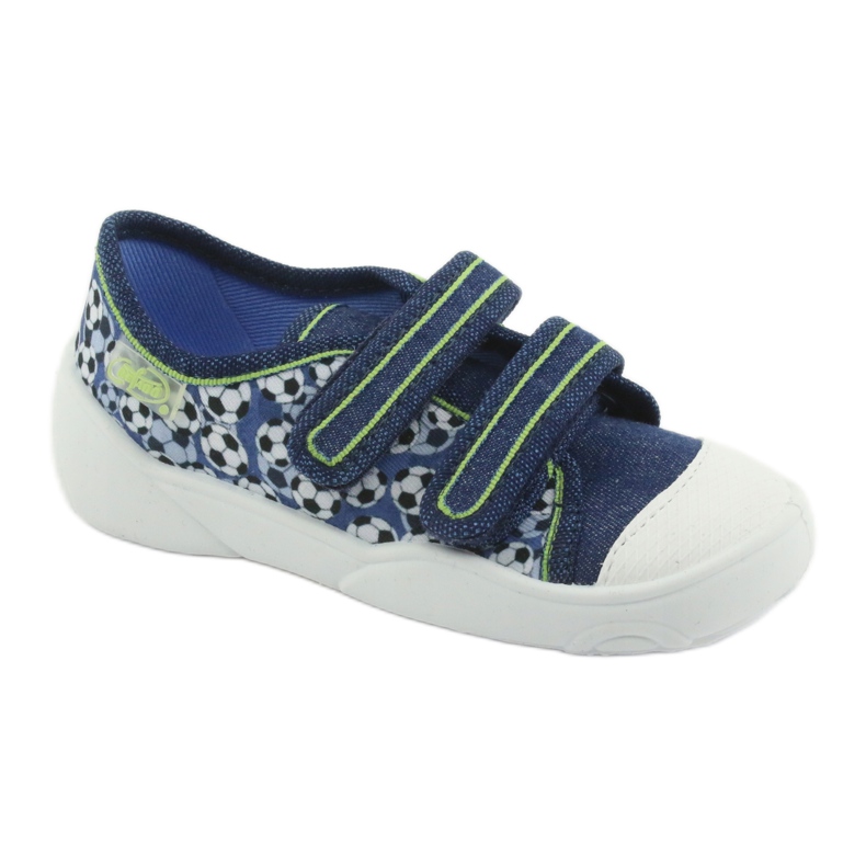 Chaussures enfant Befado 907P103 bleu marine bleu vert 1