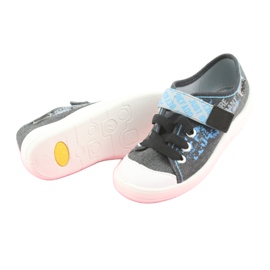 Chaussures enfant Befado 251X100 bleu gris 4