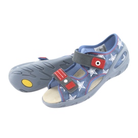 Befado chaussures pour enfants pu 065X119 blanc rouge bleu 5