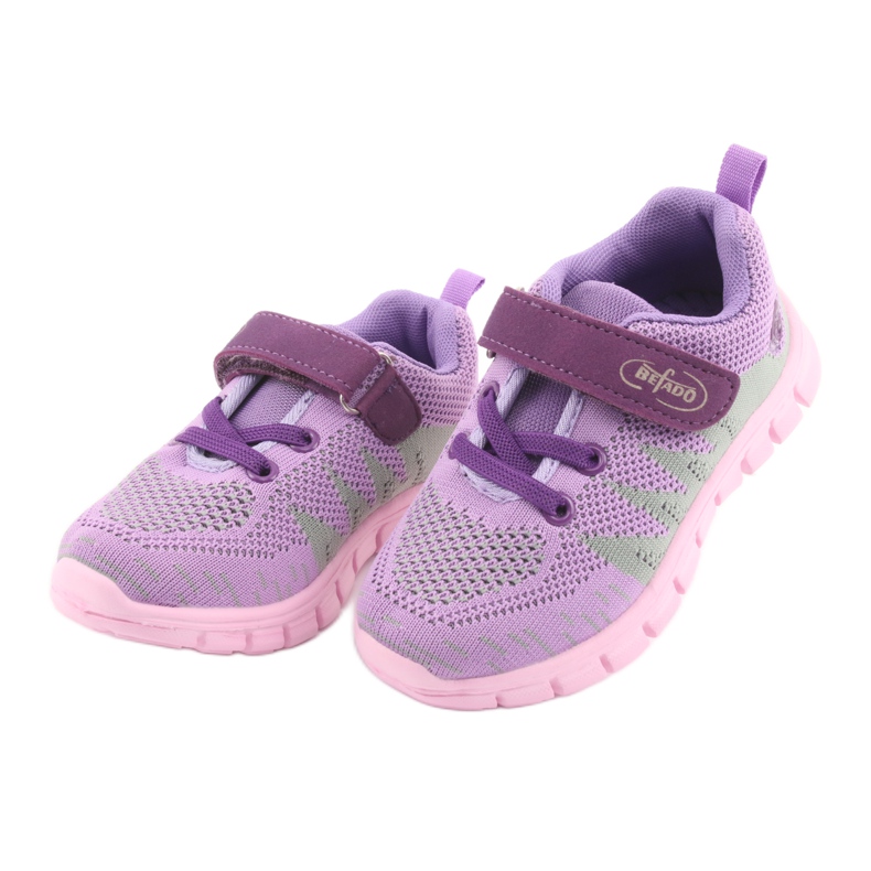 Chaussures enfants Befado jusqu'à 23 cm 516X024 violet rose vert 3