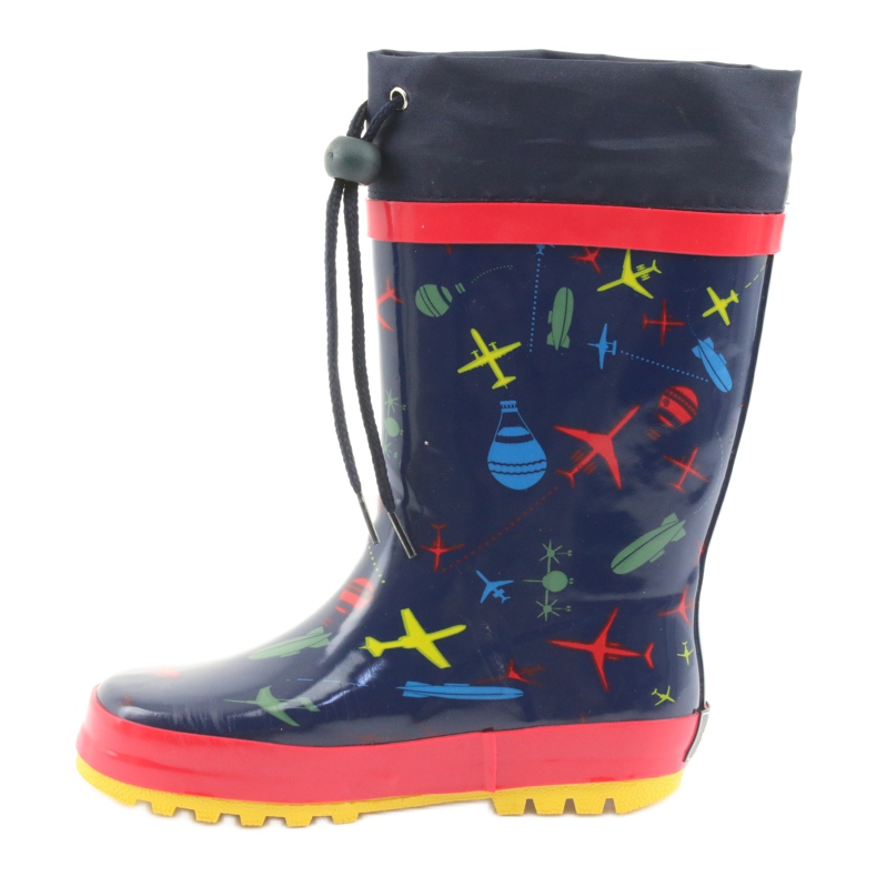 American Club Bottes de pluie pour enfants American SamoLot rouge bleu marine 2
