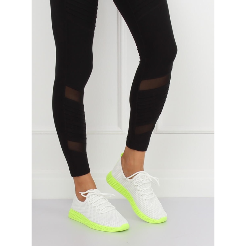 Chaussures de sport blanches et jaunes NB283 Fluorescence Yellow 2 Chaussures de sport blanches et jaunes NB283 Fluorescence Yellow 2