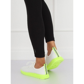 Chaussures de sport blanches et jaunes NB283 Fluorescence Yellow 1 Chaussures de sport blanches et jaunes NB283 Fluorescence Yellow 1