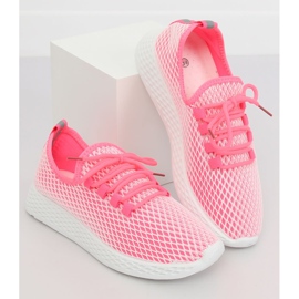 Rose NB283 Fluorescence Peach Red chaussures de sport blanc 2