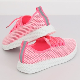 Rose NB283 Fluorescence Peach Red chaussures de sport blanc 1