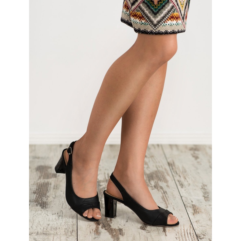 Evento Sandales noires élégantes le noir 2